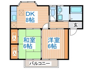 相原ハイツの物件間取画像